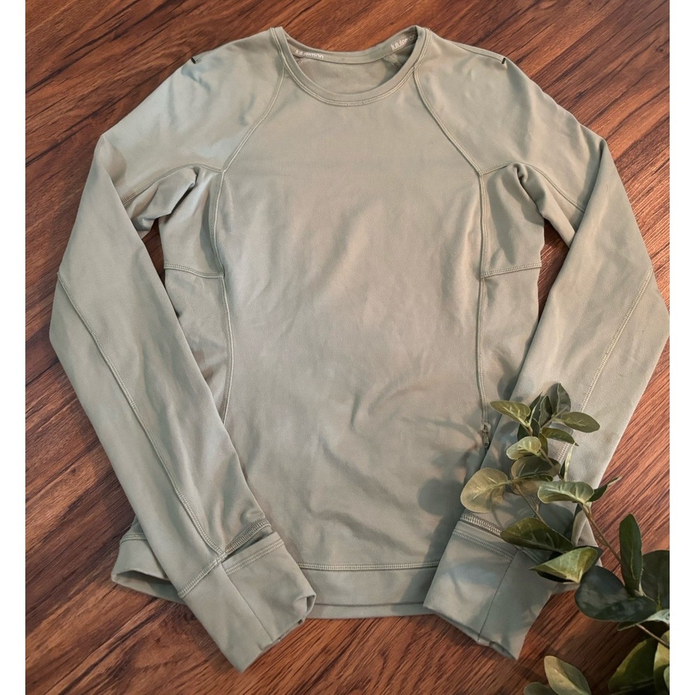 Lemon Long Sleeve Top - Sage Green